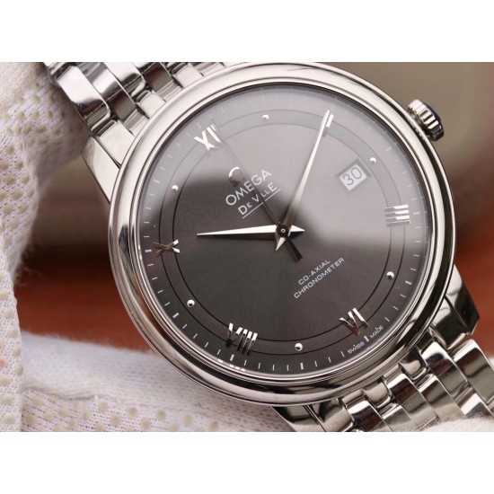  Omega-De Ville Prestige Mens 40MM SS/SS Brown MKS MY9015