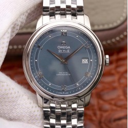  Omega-De Ville Prestige Mens 40MM SS/SS Blue MKS MY901