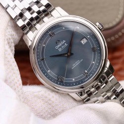 Omega-De Ville Prestige Mens 40MM SS/SS Blue MKS MY901