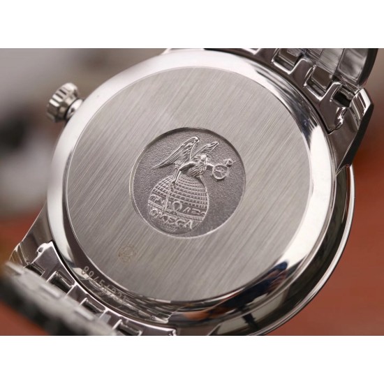  Omega-De Ville Prestige Mens 40MM SS/SS Blue MKS MY901