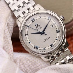  Omega-De Ville Prestige Mens 40MM SS/SS Silver Dial MKS MY9015