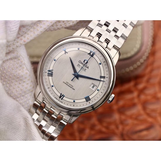  Omega-De Ville Prestige Mens 40MM SS/SS Silver Dial MKS MY9015