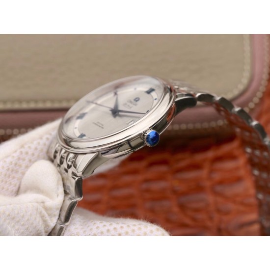  Omega-De Ville Prestige Mens 40MM SS/SS Silver Dial MKS MY9015