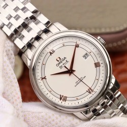  Omega-De Ville Prestige Mens 40MM SS/SS White Dial MKS MY9015