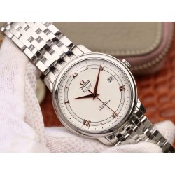  Omega-De Ville Prestige Mens 40MM SS/SS White Dial MKS MY9015