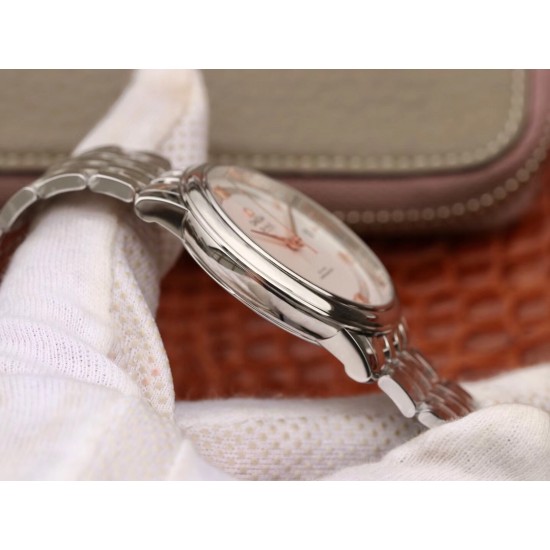  Omega-De Ville Prestige Mens 40MM SS/SS White Dial MKS MY9015