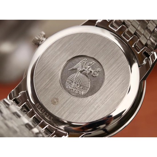  Omega-De Ville Prestige Mens 40MM SS/SS White Dial MKS MY9015