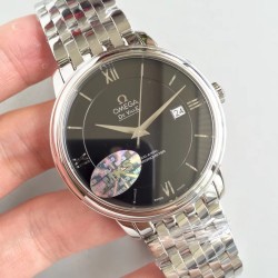  Omega-De Ville Prestige Mens 40MM SS/SS Black MKS MY9015