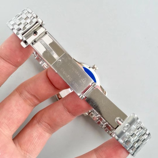  Omega-De Ville Prestige Mens 40MM SS/SS Black MKS MY9015