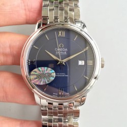  Omega-De Ville Prestige Mens 40MM SS/SS Blue MKS MY9015