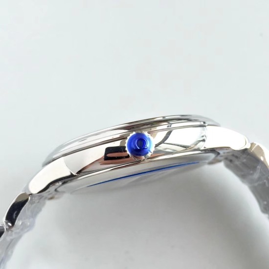  Omega-De Ville Prestige Mens 40MM SS/SS Blue MKS MY9015