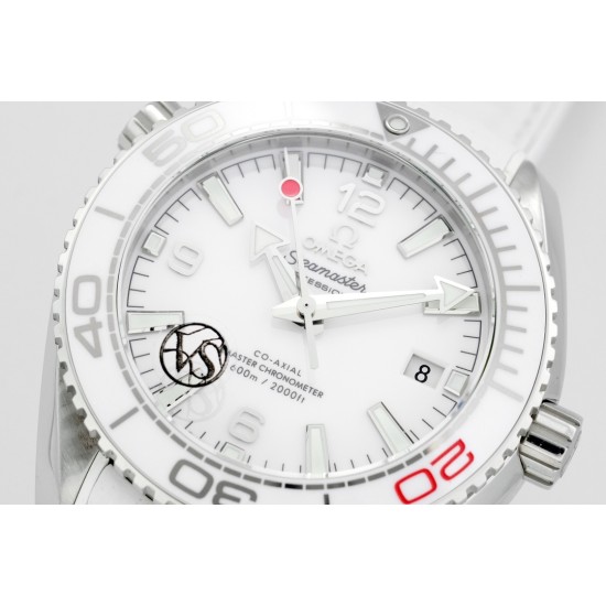  Omega-Planet Ocean 39.5mm Tokyo 2020 White SS/LE VSF A8800