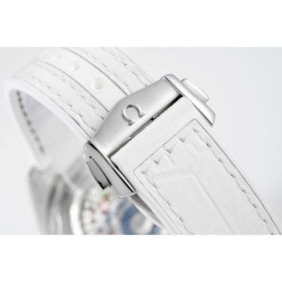  Omega-Planet Ocean 39.5mm Tokyo 2020 White SS/LE VSF A8800