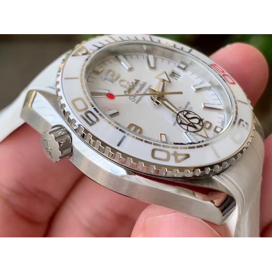  Omega-Planet Ocean 39.5mm Tokyo 2020 SS/LE White Dial VSF A8800
