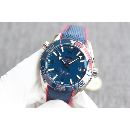 Omega-Planet Ocean 43.5mm PyeongChang 2018 SS/RU Blue Dial VSF Asia 8900