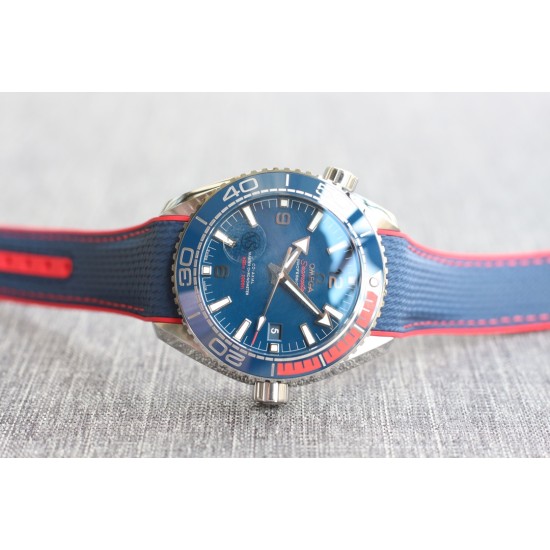  Omega-Planet Ocean 43.5mm PyeongChang 2018 SS/RU Blue Dial VSF Asia 8900