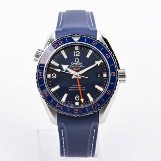  Omega-Planet Ocean 600M 43.5mm GMT SS/RU Blue VSF A8605