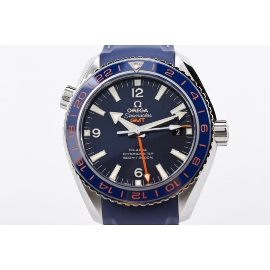  Omega-Planet Ocean 600M 43.5mm GMT SS/RU Blue VSF A8605