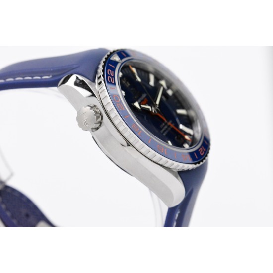  Omega-Planet Ocean 600M 43.5mm GMT SS/RU Blue VSF A8605
