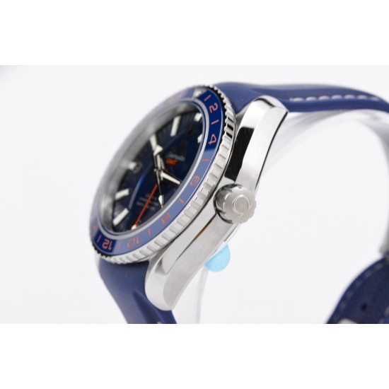  Omega-Planet Ocean 600M 43.5mm GMT SS/RU Blue VSF A8605