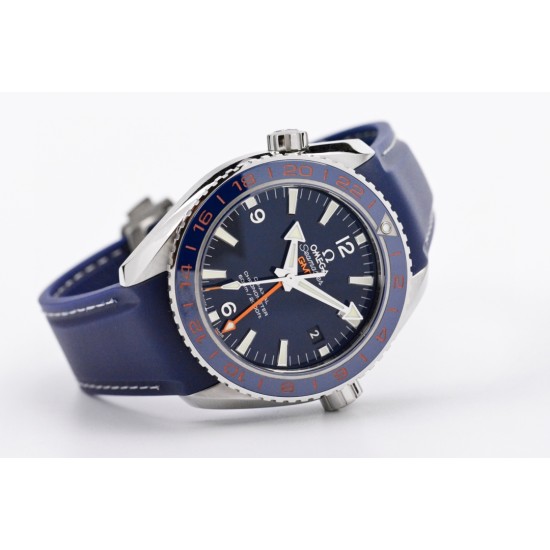  Omega-Planet Ocean 600M 43.5mm GMT SS/RU Blue VSF A8605