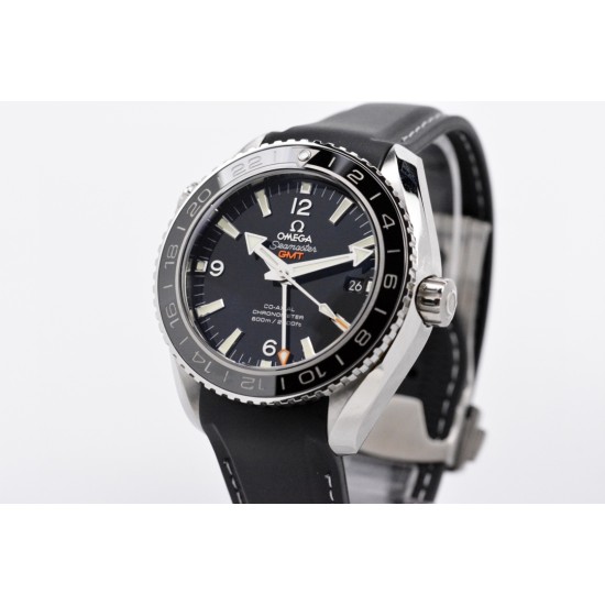  Omega-Planet Ocean 600M 43.5mm GMT SS/RU Black VSF A8605