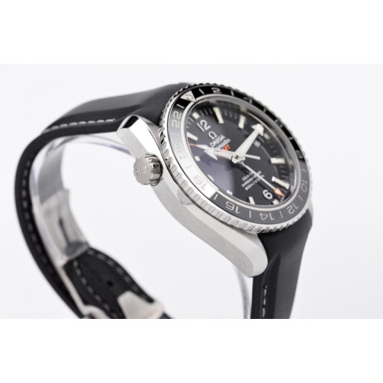  Omega-Planet Ocean 600M 43.5mm GMT SS/RU Black VSF A8605
