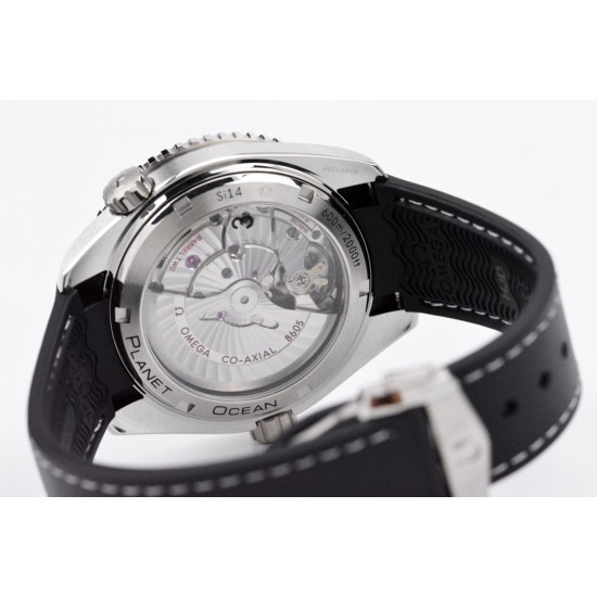  Omega-Planet Ocean 600M 43.5mm GMT SS/RU Black VSF A8605