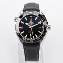  Omega-Planet Ocean 600M 43.5mm GMT SS/RU Blk/Org VSF A8605