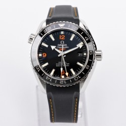  Omega-Planet Ocean 600M 43.5mm GMT SS/RU Blk/Org VSF A8605