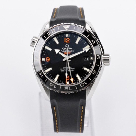  Omega-Planet Ocean 600M 43.5mm GMT SS/RU Blk/Org VSF A8605