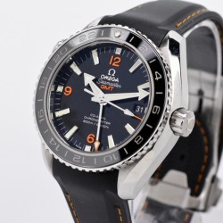  Omega-Planet Ocean 600M 43.5mm GMT SS/RU Blk/Org VSF A8605