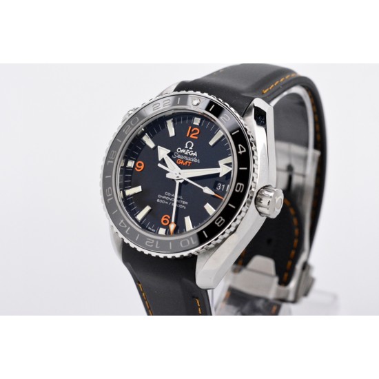  Omega-Planet Ocean 600M 43.5mm GMT SS/RU Blk/Org VSF A8605