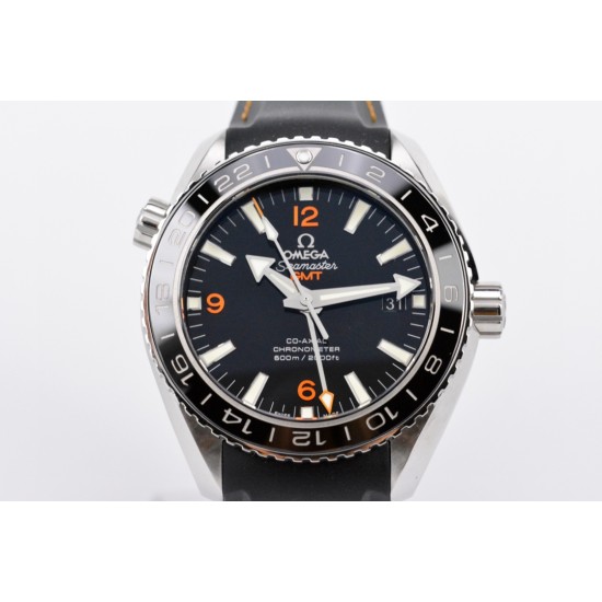  Omega-Planet Ocean 600M 43.5mm GMT SS/RU Blk/Org VSF A8605