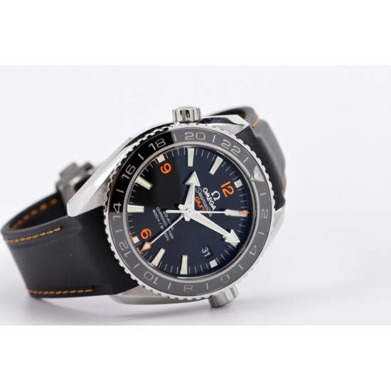  Omega-Planet Ocean 600M 43.5mm GMT SS/RU Blk/Org VSF A8605