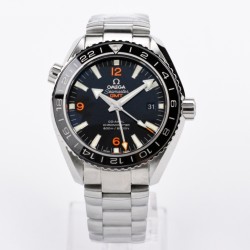  Omega-Planet Ocean 43.5mm GMT SS/SS Black/Org VSF Asia 8605