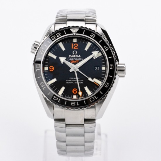  Omega-Planet Ocean 43.5mm GMT SS/SS Black/Org VSF Asia 8605