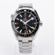  Omega-Planet Ocean 43.5mm GMT SS/SS Black/Org VSF Asia 8605