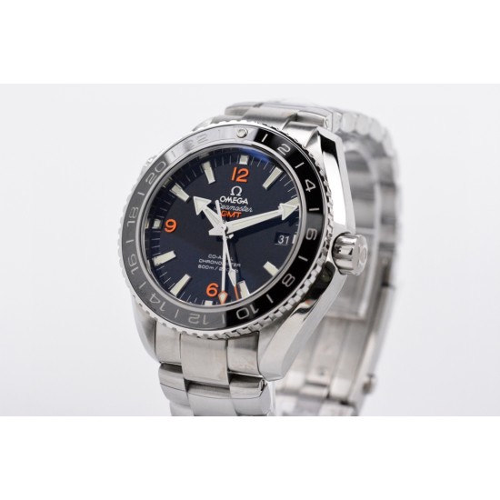  Omega-Planet Ocean 43.5mm GMT SS/SS Black/Org VSF Asia 8605