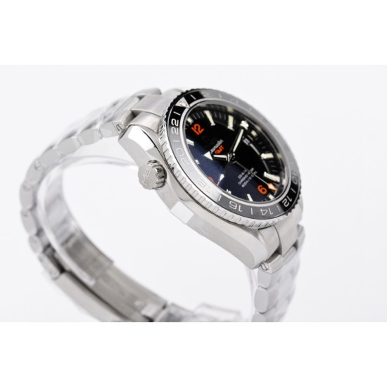  Omega-Planet Ocean 43.5mm GMT SS/SS Black/Org VSF Asia 8605