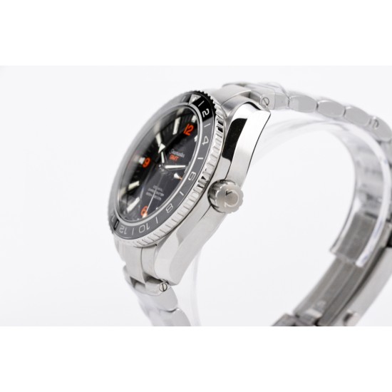  Omega-Planet Ocean 43.5mm GMT SS/SS Black/Org VSF Asia 8605