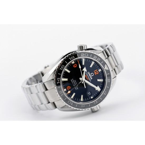  Omega-Planet Ocean 43.5mm GMT SS/SS Black/Org VSF Asia 8605