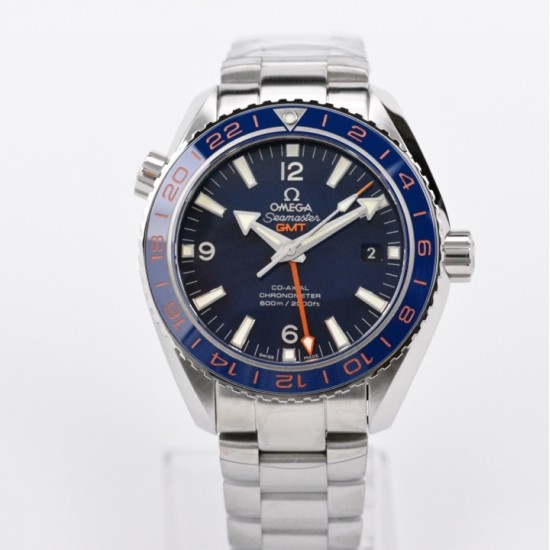  Omega-Planet Ocean 43.5mm GMT SS/SS Blue VSF Asia 8605