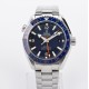  Omega-Planet Ocean 43.5mm GMT SS/SS Blue VSF Asia 8605