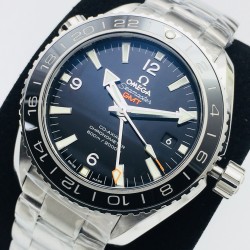  Omega-Planet Ocean 43.5mm GMT SS/SS Black VSF Asia 8605