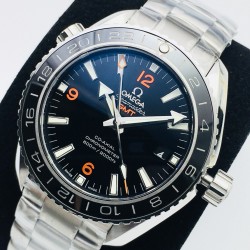  Omega-Planet Ocean 43.5mm GMT SS/SS Black/Org VSF Asia 8605