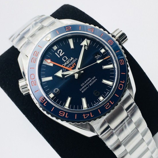  Omega-Planet Ocean 43.5mm GMT SS/SS Blue VSF Asia 8605
