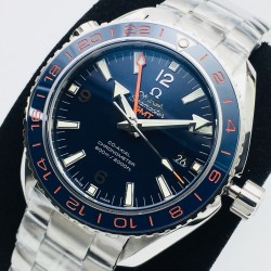  Omega-Planet Ocean 43.5mm GMT SS/SS Blue VSF Asia 8605