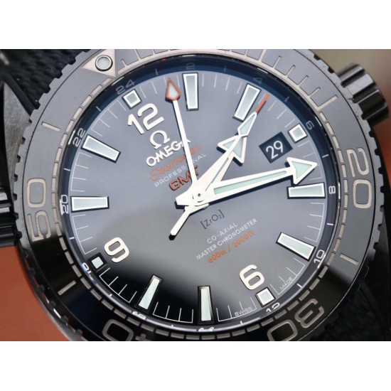 Omega-Planet Ocean 45.5mm Deep Black CER/NY Blk VSF A8906 V2 Super Clone
