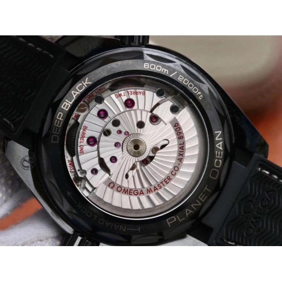 Omega-Planet Ocean 45.5mm Deep Black CER/NY Blk VSF A8906 V2 Super Clone